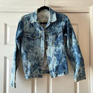 Madewell Tie Dye Denim Jacket